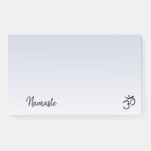 Namaste Om Symbol Bleke Paarse Yoga Studio  Post-it® Notes
