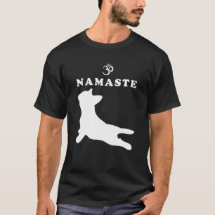 Namaste Om Symbol French Bulldog Funny Yoga Gift T-shirt