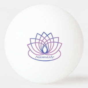 Namaste Paarse en Roze Lotus Flower Pingpongballen