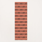 Namaste Peach Yoga Mat (Voorkant)