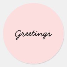 Namaste Perzik Roze Yoga Meditatie Sticker