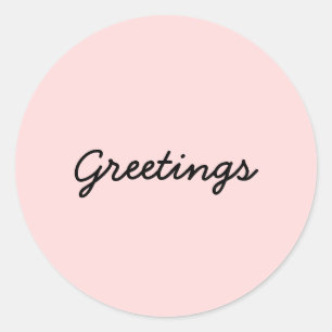 Namaste Perzik Roze Yoga Meditatie Sticker