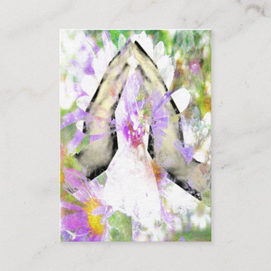 Namaste Prayer Praying Hands Visitekaartjes (Voorkant)