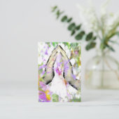 Namaste Prayer Praying Hands Visitekaartjes (Staand voorkant)