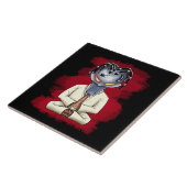 Namaste Predator Keramische Tegel Tegeltje (Zijkant)