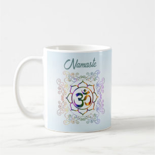 Namaste  Prismatische Lotus Spirituele Kunst Koffiemok