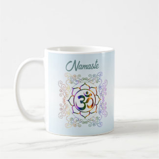 Namaste  Prismatische Lotus Spirituele Kunst Koffiemok