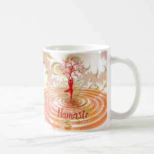 Namaste Quote Yoga Tree of Life Zen Koffiemok