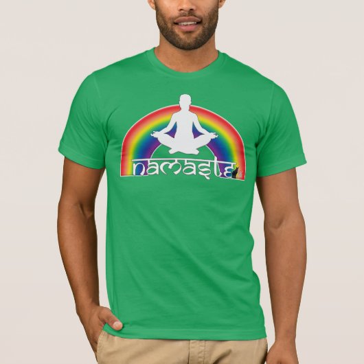 Namaste Rainbow Intentions T-shirt (Voorkant)