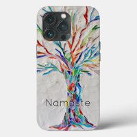 Namaste regenboogboom Hoesje-Mate iPhone Case