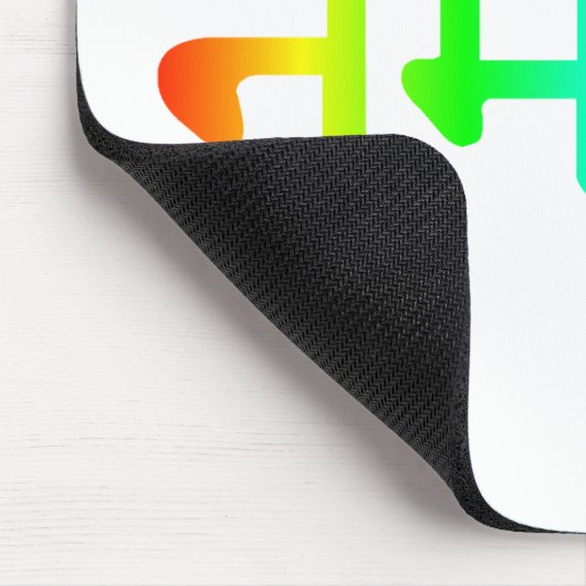 namaste regenboogmousepad muismat (Hoek)