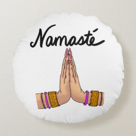 Namaste Rond Kussen