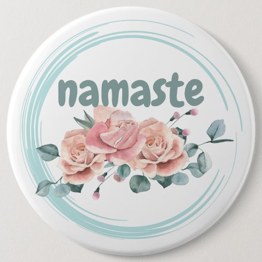 Namaste Ronde Button 6,0 Cm (Voorkant)