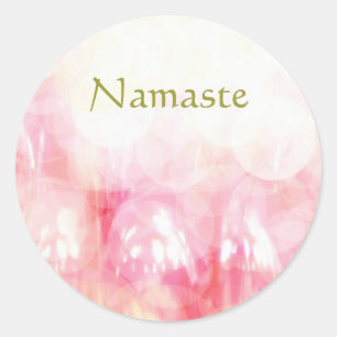 Namaste Ronde Sticker