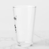 Namaste Simple Black Om Symbol Glas (Links)