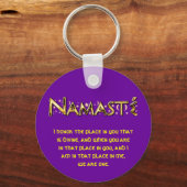 Namasté Sleutelhanger (Voorkant)