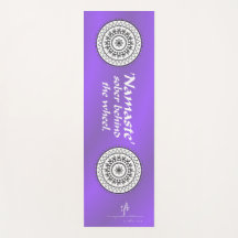 Namaste Sober Behin het Paars van het wiel