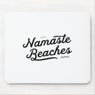 Namaste Stranden Schattige Grappige Yoga Zomer Str Muismat
