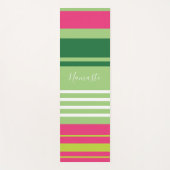 Namaste Stripes Yoga Mat (Voorkant)