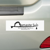 Namaste Sup bumper sticker (Op auto)