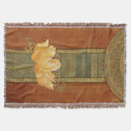 Namaste Throw Blanket Deken (Voorkant)