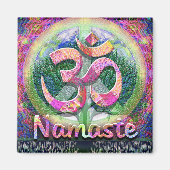 Namaste Tree of Life Vredessymbool Magneet (Voorkant)