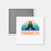 Namaste: Vreedzame Vibes Magneet (Voorkant / Achterkant)