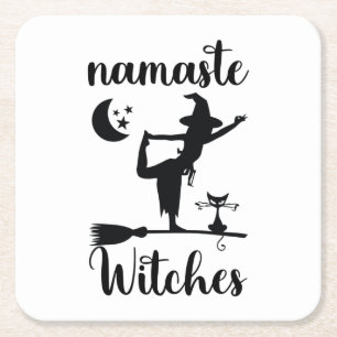 Namaste Witches Halloween Onderzetter