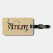 Namaste Yoga Bagagelabel (Achterkant horizontaal)