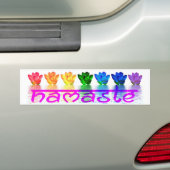Namaste Yoga Bumpersticker (Op auto)