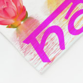 Namaste Yoga Fleece Throw Blanket (Hoek)