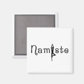 Namaste Yoga Magnet (Recto/Verso)