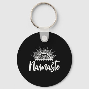 Namaste Yoga Meditatie Oefening Yoga Cadeau Sleutelhanger