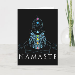 Namaste Yoga-meditatiegeschenk Kaart
