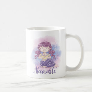 Namaste Yoga Meisje Mok