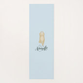 Namaste Yoga Pose Beer Yogamat (Achterkant)