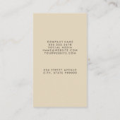 Namaste Yoga Pose Visitekaartje (Achterkant)