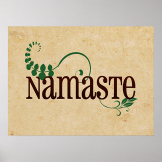Namaste Yoga Poster