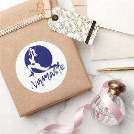 Namaste, yoga ronde sticker