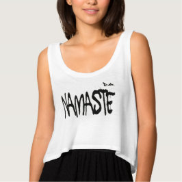 NAMASTE YOGA-SHIRT MET LEVENSSTROOM BACK PRINT T-SHIRT