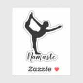 Namaste Yoga Sticker (Vel)