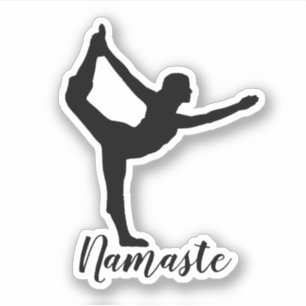 Namaste Yoga Sticker