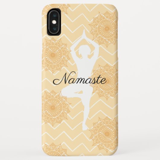 Namaste yogahouding Case-Mate iPhone case (Achterkant)