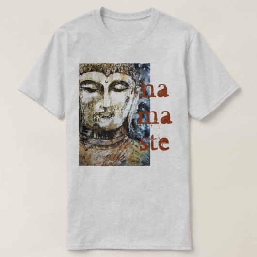 Namaste Zen Buddha Art Mannen T-Shirt (Design voorkant)