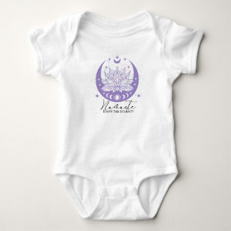 Namaste Zen Moon Cycle Lotus Geniet van de reis Romper