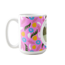 Name 30th brithday floral pink cute romantic Mug