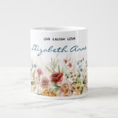 Name || Aquarelle 20oz 1600s Florals Mug (Devant)