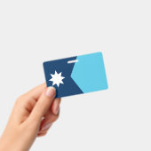 Name Badge with flag of Minnesota, USA (Handheld)