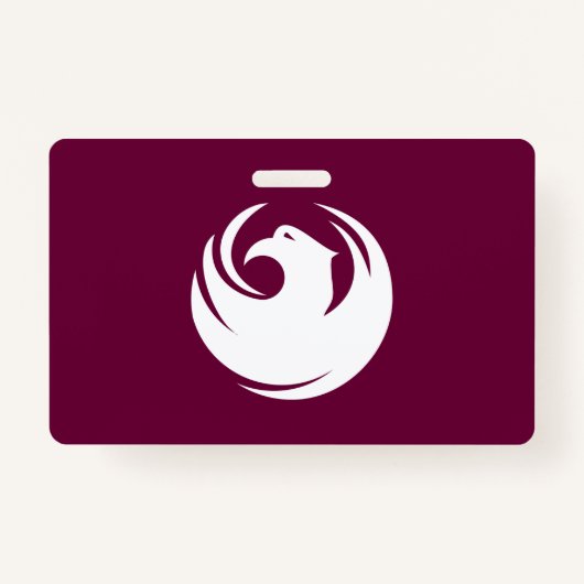 Name Badge with flag of Phoenix City (Devant)
