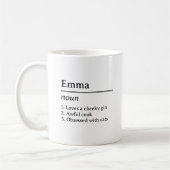 Name Definition Mug (Gauche)